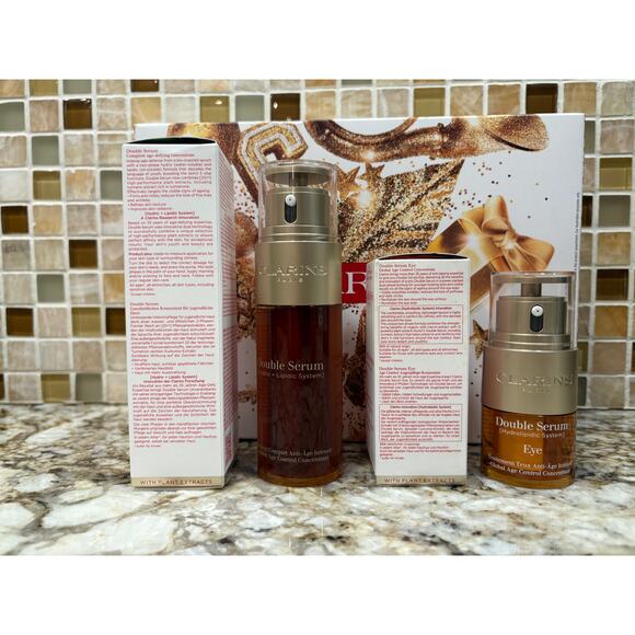 Clarins Double Serum Face & Eye Anti-Aging Set (2-Piece) - Picture 2 of 3